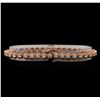 Image 2 : 14KT Rose Gold 3.28 ctw Diamond Tennis Bracelet