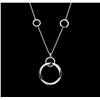 Image 2 : 1.01 ctw Diamond Necklace - 14KT White Gold