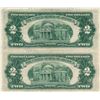 Image 2 : 1953 $2 AU Uncirculated Certificate Currency Lot of 2