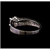 Image 3 : 0.74 ctw Diamond Ring - 14KT White Gold