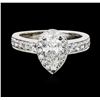 Image 2 : 14KT White Gold GIA Certified 1.53 ctw Diamond Ring