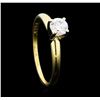 Image 4 : 0.30 ctw Diamond Solitaire Ring - 14KT Yellow Gold