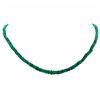 Image 1 : Emerald Faceted Bead Necklace