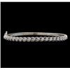 Image 1 : 14KT White Gold 1.33 ctw Diamond Bracelet