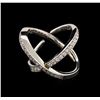 Image 1 : 0.50 ctw Diamond Ring - 14KT White Gold