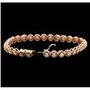 Image 3 : 1.83 ctw Diamond Tennis Bracelet - 14KT Rose Gold