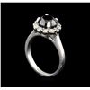 Image 4 : 2.86 ctw Black Diamond Ring - 14KT White Gold