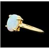 Image 1 : 1.00 ctw Opal Ring - 14KT Yellow Gold