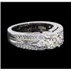 Image 1 : 2.14 ctw Diamond Ring - 18KT White Gold