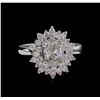 Image 2 : 1.63 ctw Diamond Ring - 14KT White Gold