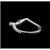 Image 3 : 0.33 ctw Diamond Wedding Band - 14KT White Gold