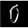 Image 4 : 0.33 ctw Diamond Wedding Band - 14KT White Gold