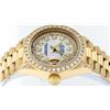 Image 9 : Rolex 18KT Gold President Diamond Quickset Ladies Watch
