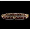 Image 2 : 14KT Yellow Gold 18.27 ctw Ruby and Diamond Bracelet