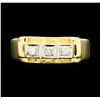 Image 2 : 0.15 ctw Diamond Ring - 14KT Yellow Gold