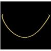 Image 1 : 14KT Yellow Gold Rope Chain Necklace