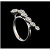 Image 4 : 0.88 ctw Diamond Ring - 14KT White Gold