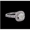 Image 1 : 1.65 ctw Diamond Ring - 14KT White Gold