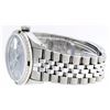 Image 9 : Rolex Stainless Steel Meteorite Diamond Emerald DateJust Men's Watch