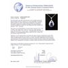 Image 3 : 14KT White Gold GIA Certified 16.01 ctw Tanzanite and Diamond Pendant With Chain