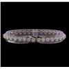 Image 2 : 3.95 ctw Diamond Bracelet - 14KT White Gold