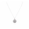 Image 2 : 14KT White Gold 2.84 ctw Diamond Pendant With Chain