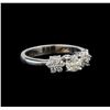 Image 1 : 0.86 ctw Diamond Ring - 14KT White Gold