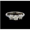 Image 2 : 0.86 ctw Diamond Ring - 14KT White Gold