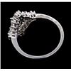 Image 3 : 0.89 ctw Diamond Ring - 18KT White Gold