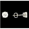 Image 2 : 1.20 ctw Diamond Earrings - 14KT White Gold