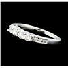 Image 1 : 0.50 ctw Diamond Four Stone Ring - 14KT White Gold