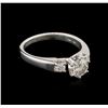 Image 1 : 0.80 ctw Diamond Ring - 18KT White Gold