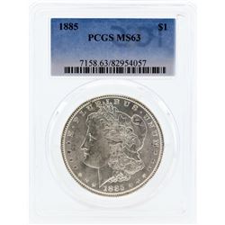 1885 PCGS MS63 Morgan Silver Dollar