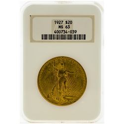 1927 NGC MS63 $20 Eagle Gold Coin