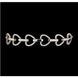 1.25 ctw Diamond Bracelet - 18KT White Gold