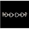 Image 1 : 1.25 ctw Diamond Bracelet - 18KT White Gold