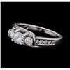 Image 1 : 1.00 ctw Diamond Ring - 14KT White Gold