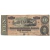 Image 1 : 1864 $10 The Confederate States of America Note T-68 CC
