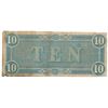Image 2 : 1864 $10 The Confederate States of America Note T-68 CC