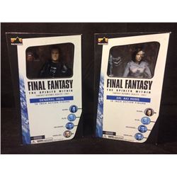IN BOX FINAL FANTASY GENERAL HEIN & DR. AKI ROSS 12 INCH ACTION FIGURES