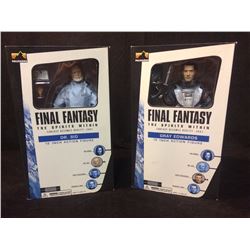 IN BOX FINAL FANTASY DR. SID & GRAY EDWARDS 12 INCH ACTION FIGURES