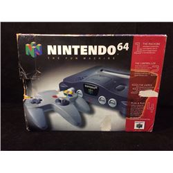 IN BOX NINTENDO 64 GAMING SYSTEM COMPLETE