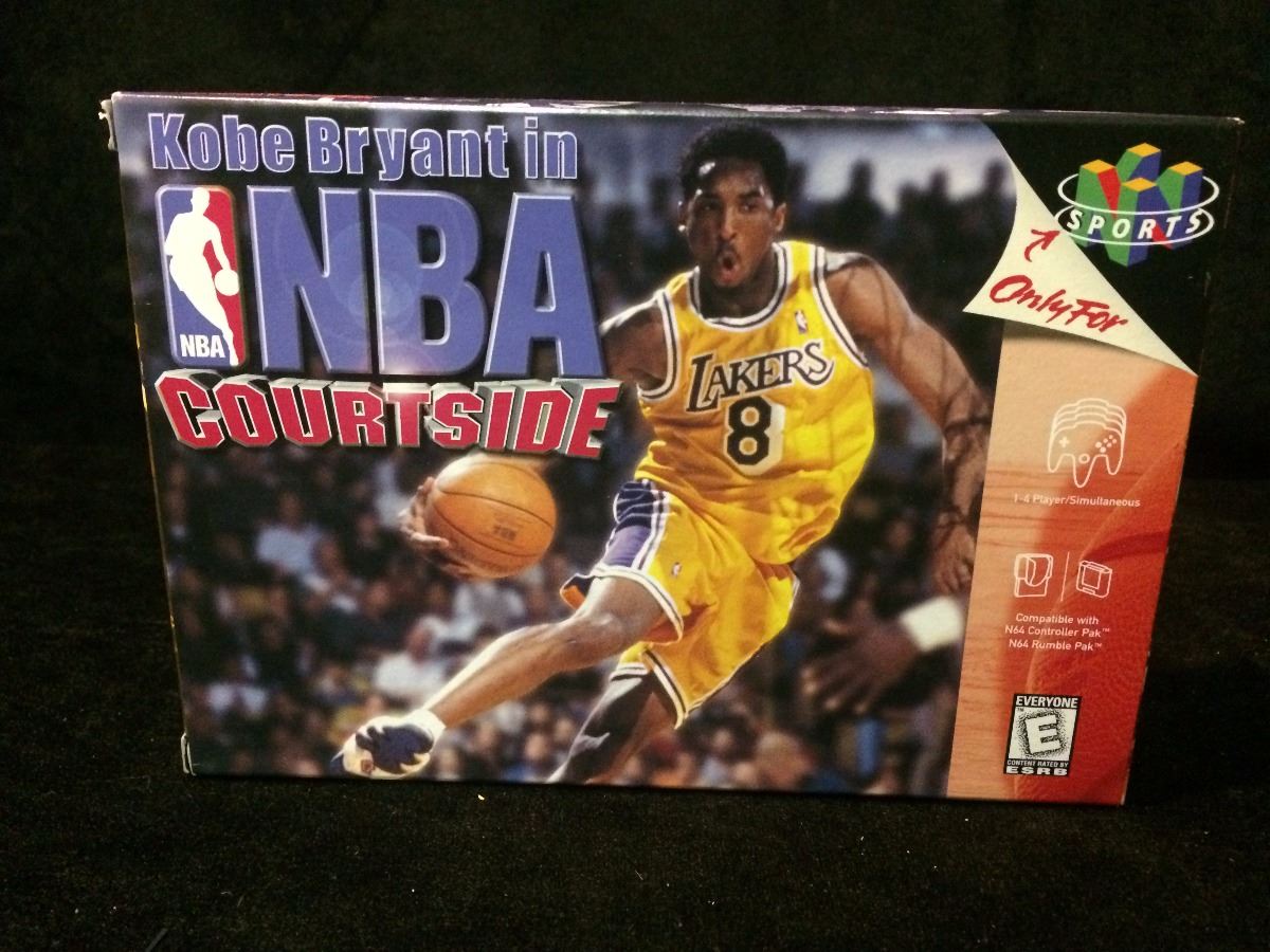 1998 IN BOX KOBE BRYANT IN NBA COURTSIDE VIDEO GAME FOR NINTENDO 64