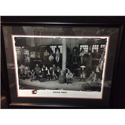 FRAMED CALGARY FLAMES TEAM PHOTO "ROAD TRIP"