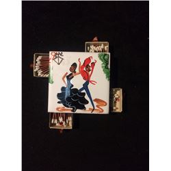 PORCELAIN MATCH BOX