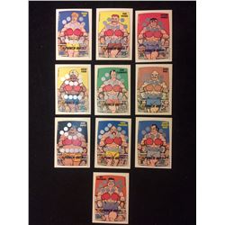1989 TOPPS NINTENDO PUNCH OUT TRADING CARDS SET COMPLETE 1-10