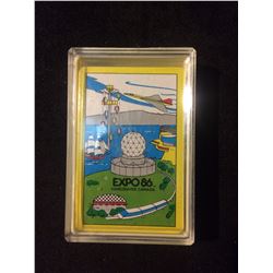 EXPO 86 VANCOUVER CANADA PLAYING CARDS