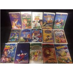 WALT DISNEY VHS LOT