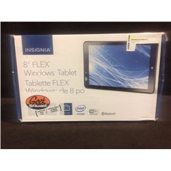 NEW OPEN  BOX INSIGNIA 8" FLEX WINDOWS TABLET W/ WINDOWS 10