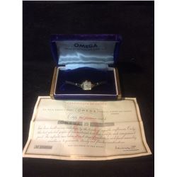 RARE 1947 WOMENS OMEGA NURSES WATCH W/ RED SECONDS HAND